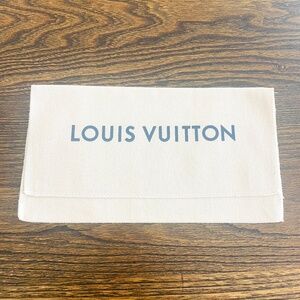 Louis Vuitton Envelope style Dust Bag for Wallet- 9”W x 4.5-4.75” H